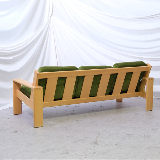 Esko Pajamies Bonanza 3-seater Sofa – Green Velvet, Asko