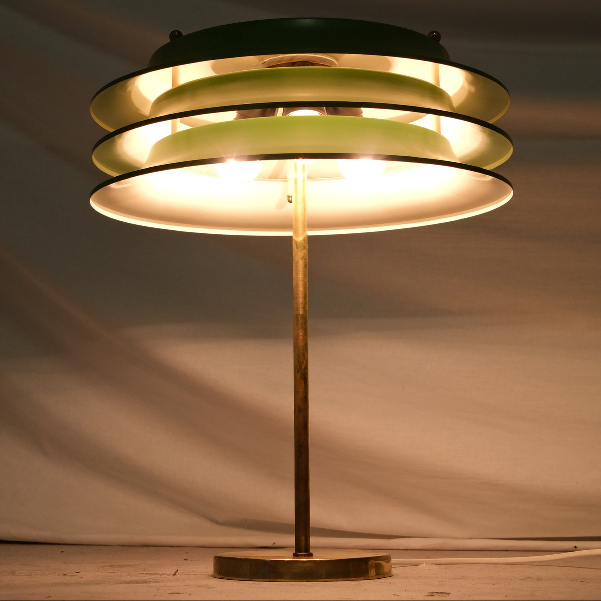 Kai Ruokonen Table Lamp, Green - 1970s