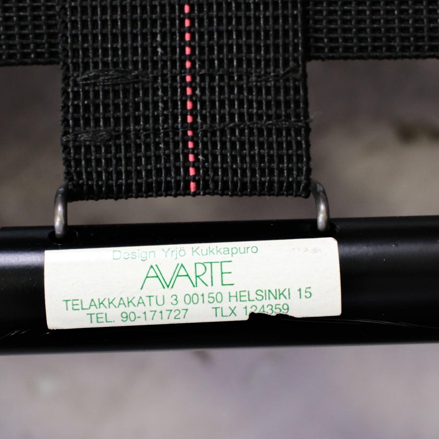 Yrjö Kukkapuro Ateljee 3-Seater Sofa for Avarte in Black Leather