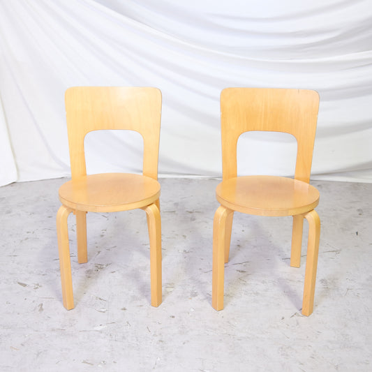 Alvar Aalto Chair 66 in Birch by Artek
