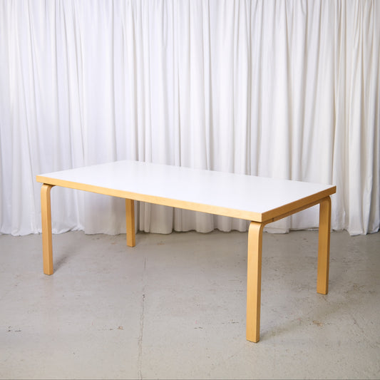 Alvar Aalto Artek 83 Table in White Laminate