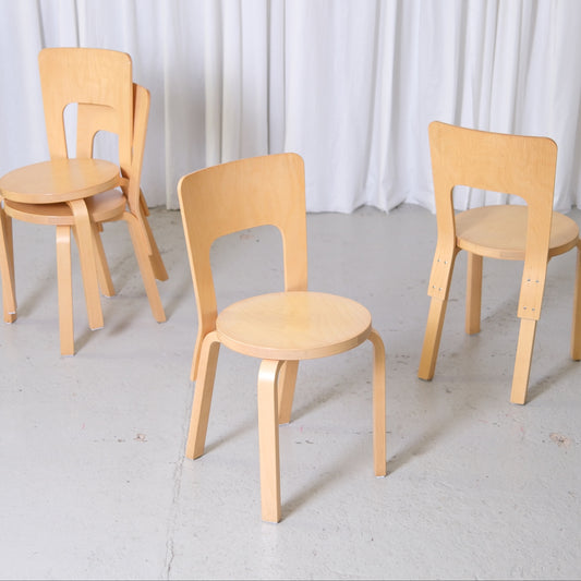 Artek Chair 66 by Alvar Aalto in Birch