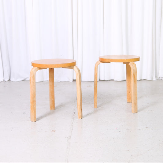 Artek Finger Joint Stool, 1950s