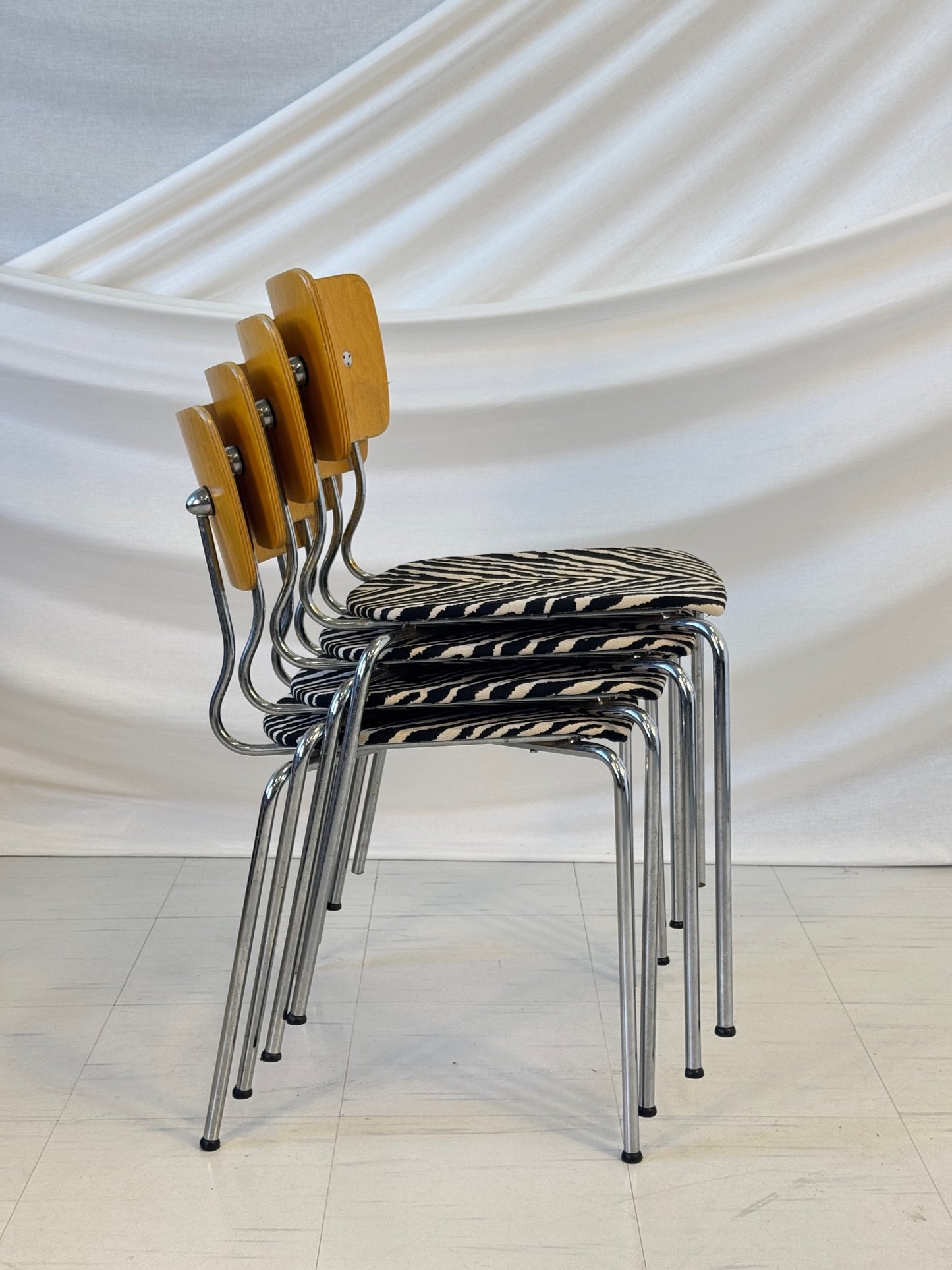 Vintage Zebra Chair