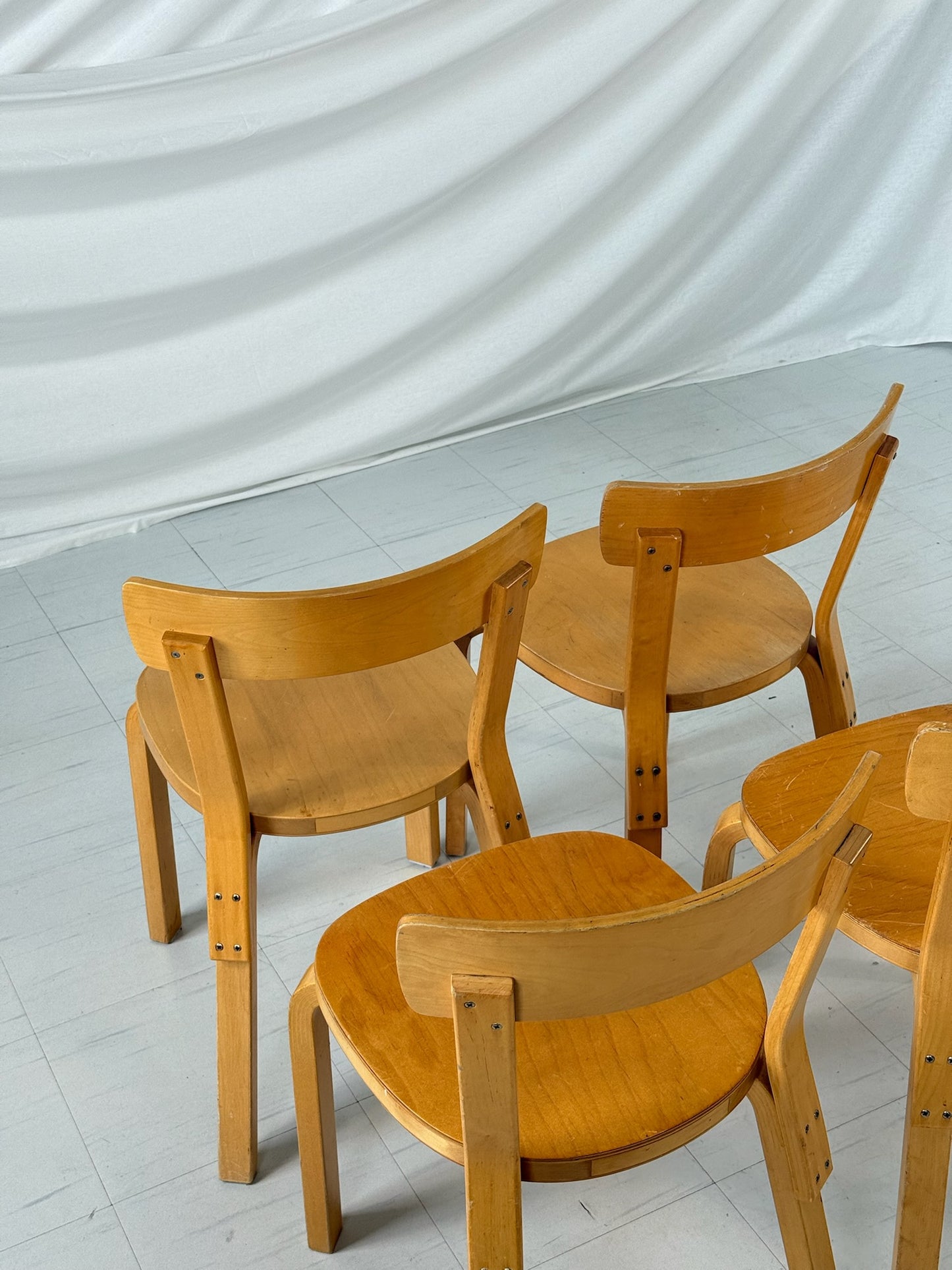 Artek 69 Chair by Alvar Aalto (set of 4)