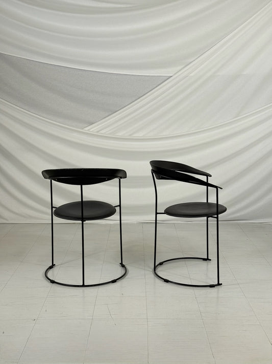Pair of Vintage Italian Dining Chairs