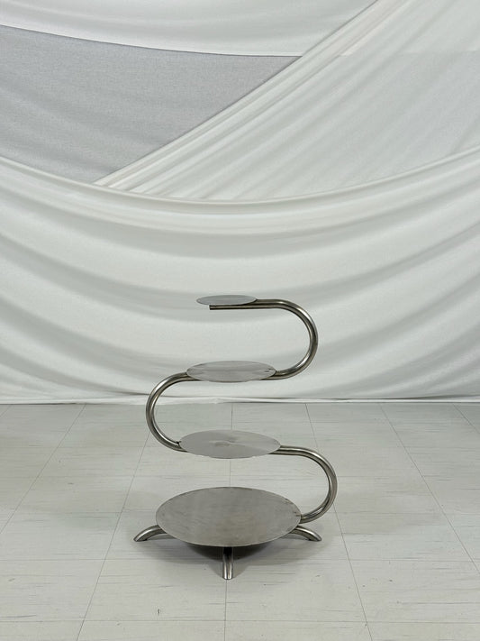 Vintage Chrome Side Table