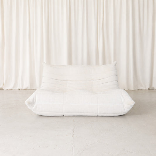 Ligne Roset Togo 2-Seater Sofa in Light Textured Fabric