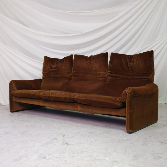 Vico Magistretti Maralunga 3-Seater Sofa for Cassina
