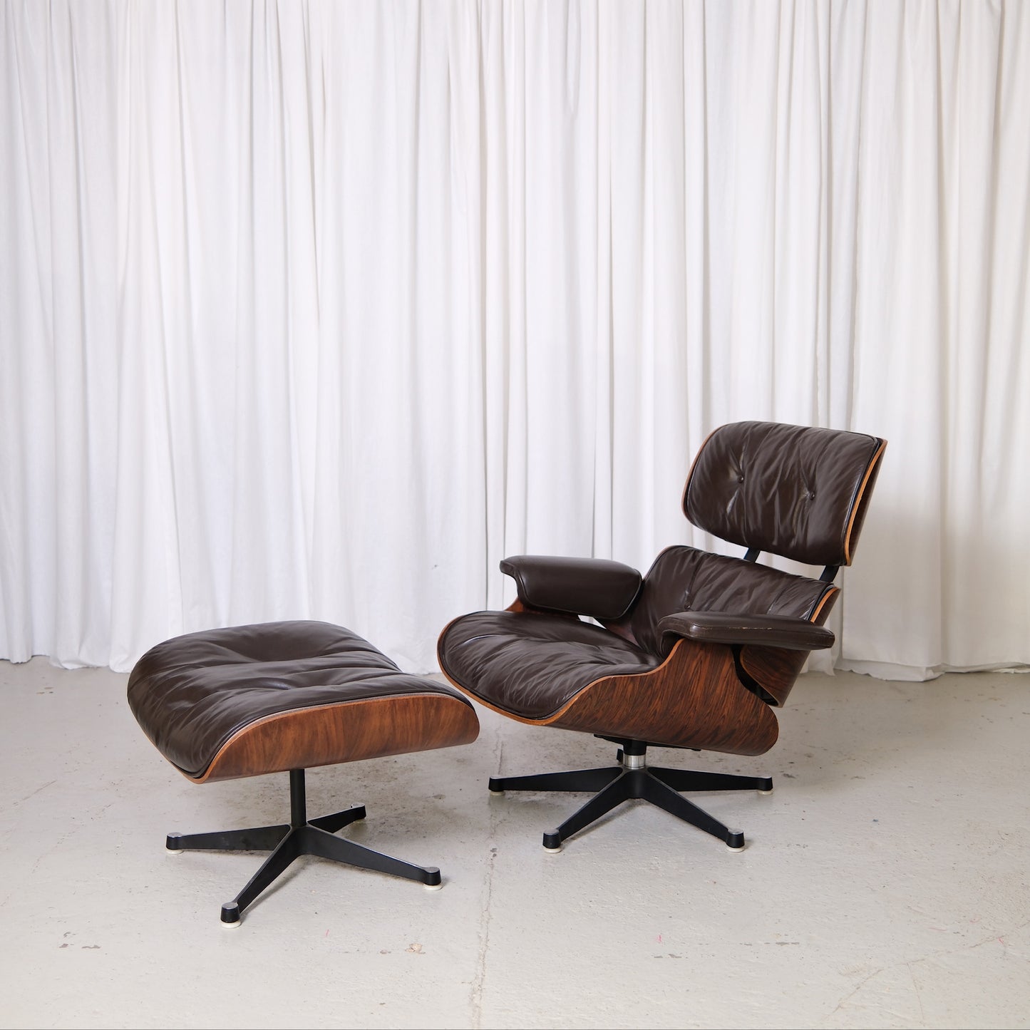 Charles & Ray Eames Lounge Chair with Ottoman