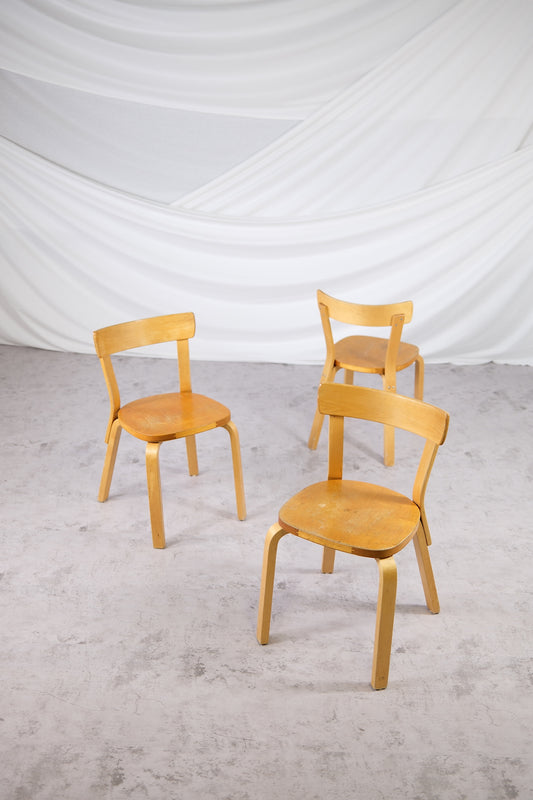 Artek 69 Chair by Alvar Aalto (2 available)