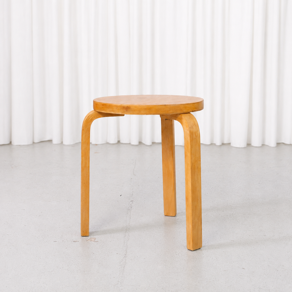 Artek Finger Joint Stool, 1950s
