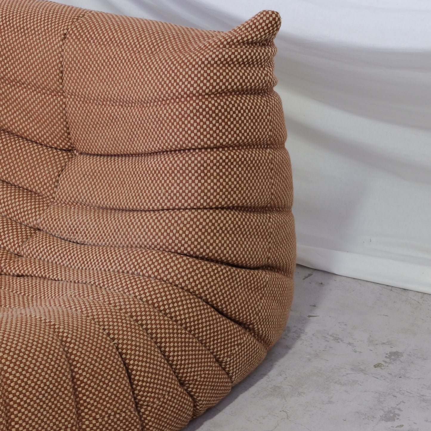 Ligne Roset Togo in Brown Wool Fabric - 3 pieces available