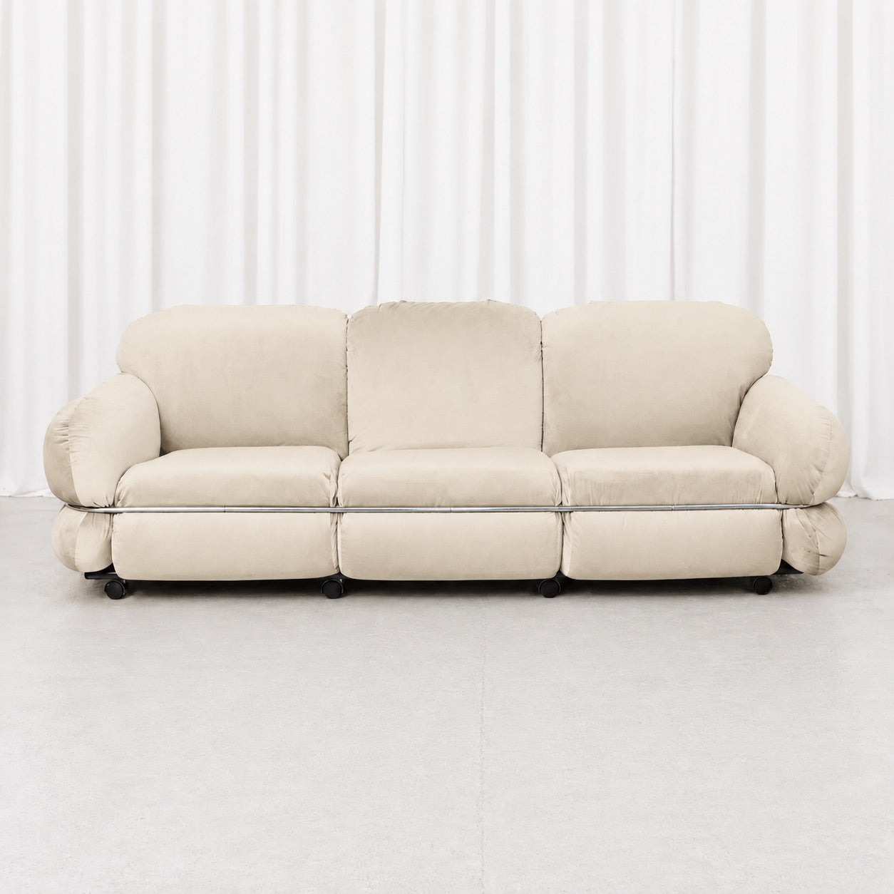 Hannibal Sofa by Isku, Designed by Kurt Hvitsjö with Custom Upholstery