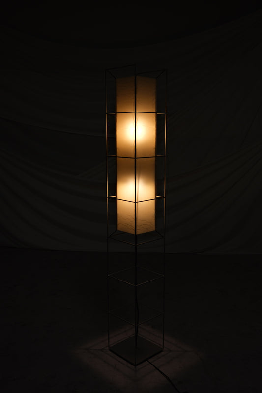 Vintage Brutalist Floor Lamps