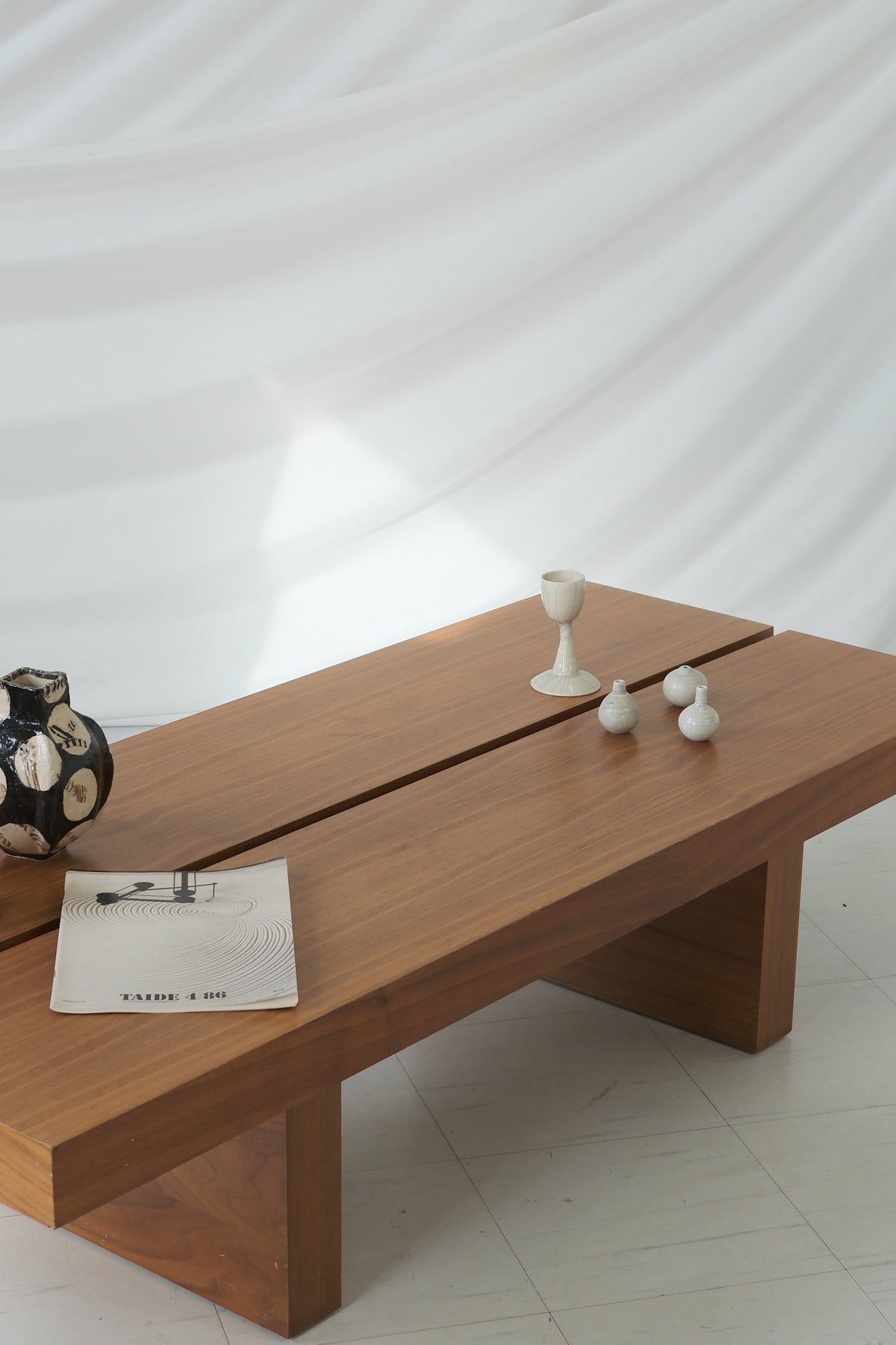 Vintage 'Japandi' style coffee table