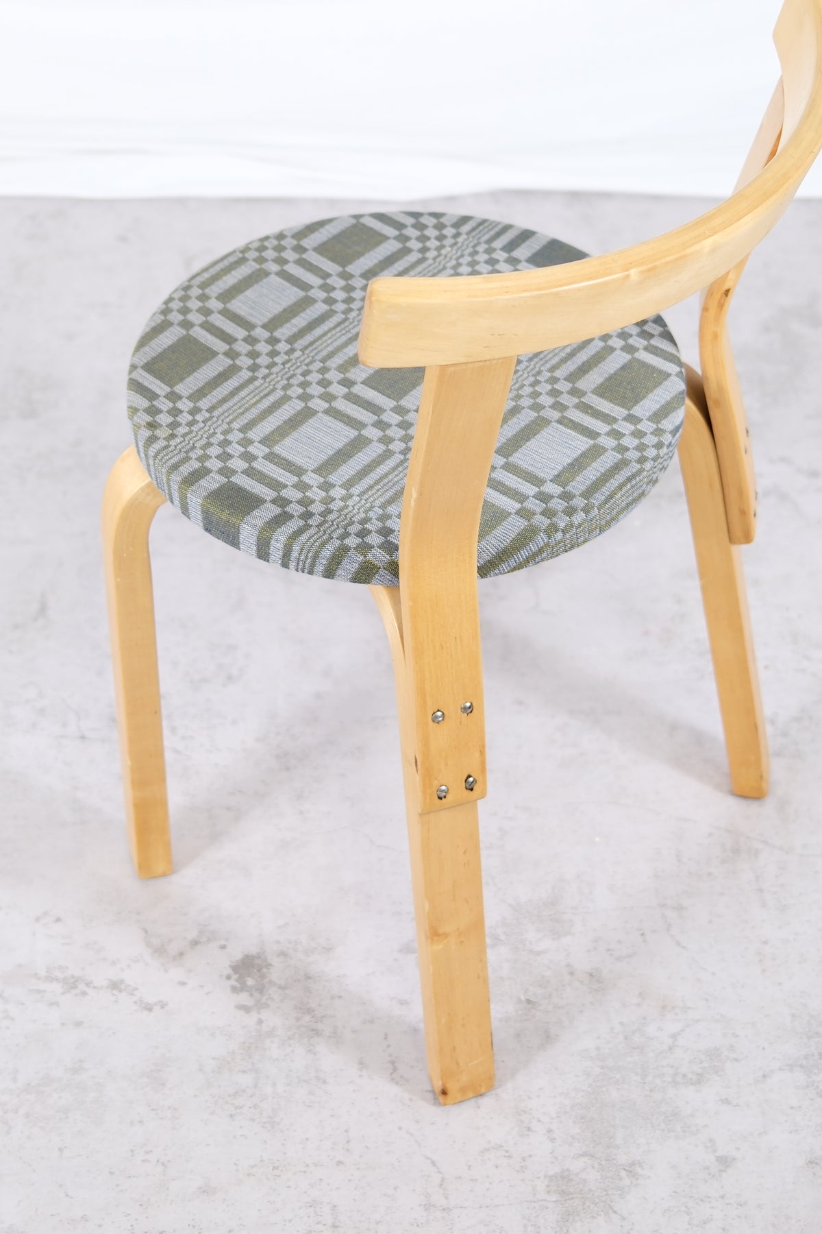 Artek 68 Chair upholstered with Johanna Gullichsen fabric