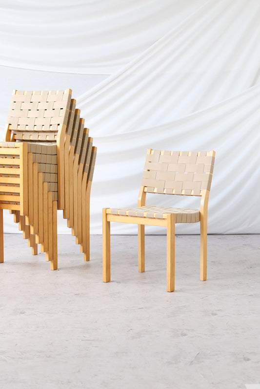 Artek 611 Chairs by Alvar Aalto