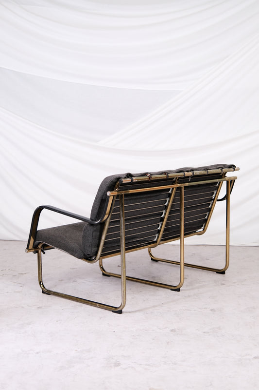 Yrjö Kukkapuro Remmi 2-Seater Sofa in Kvadrat Fabric