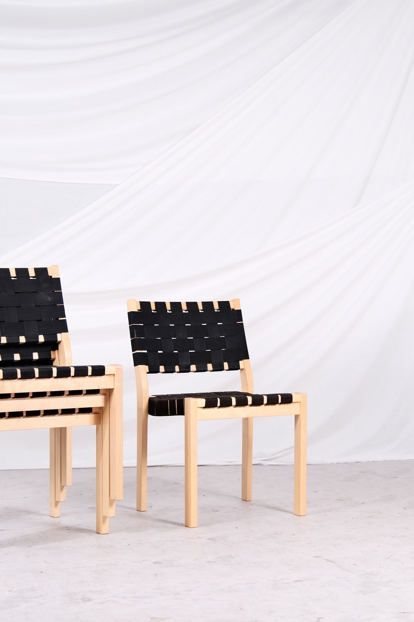 Artek 611 Chairs by Alvar Aalto