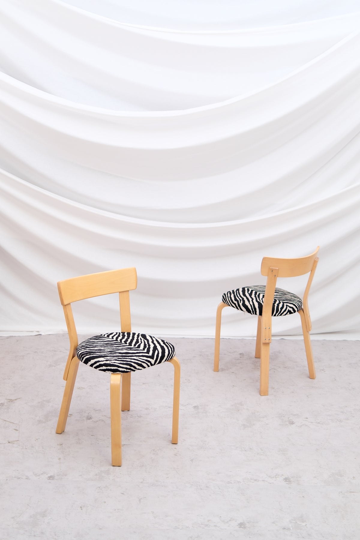 Artek 69 Chair by Alvar Aalto 2 pcs Available