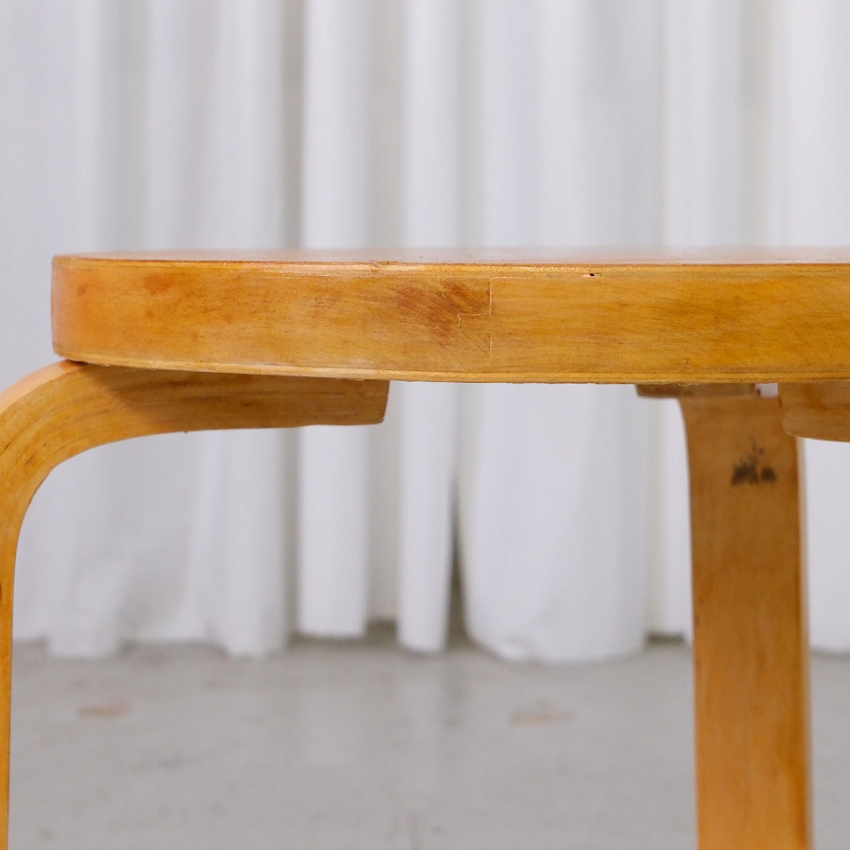 Artek Finger Joint Stool, 1950s