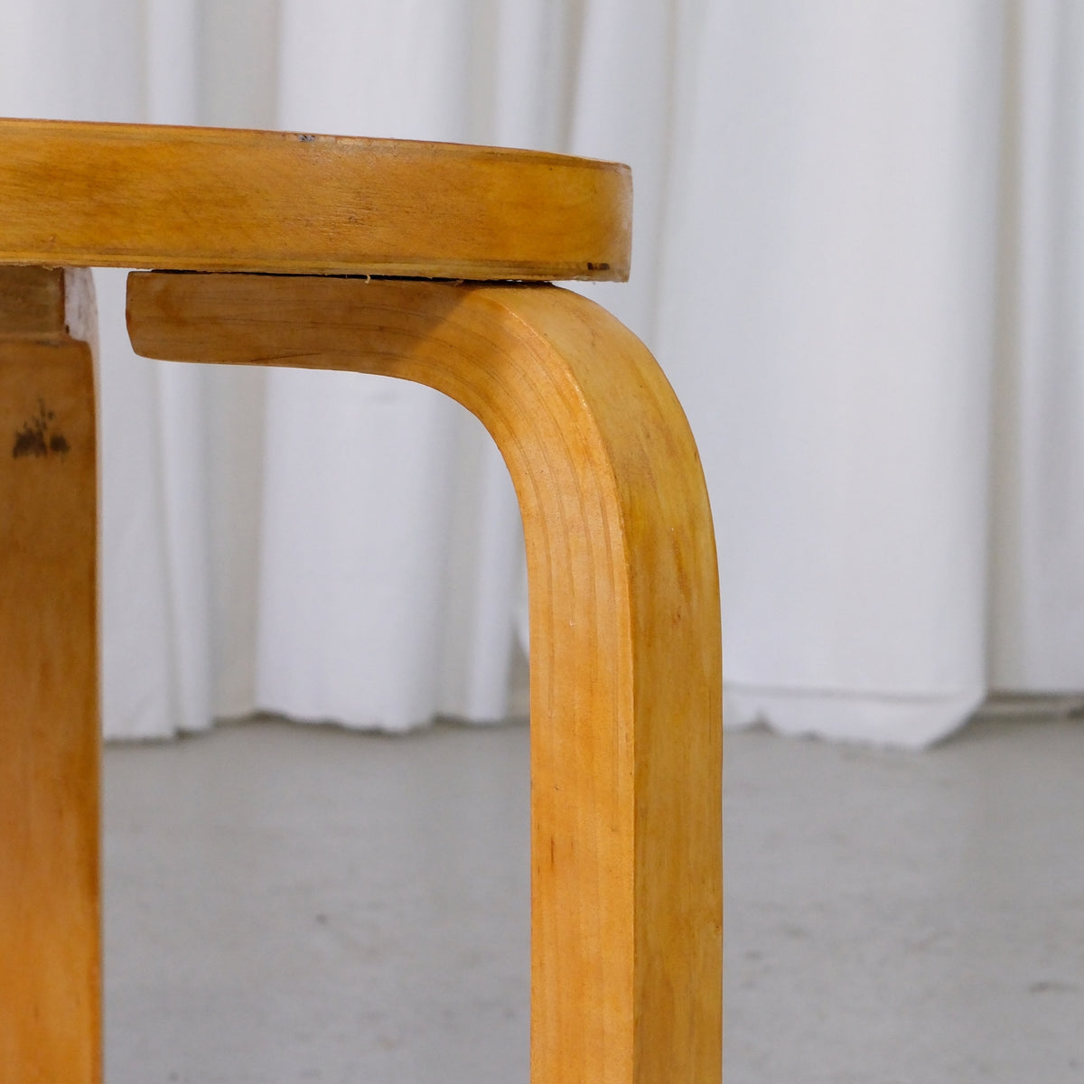 Artek Finger Joint Stool, 1950s