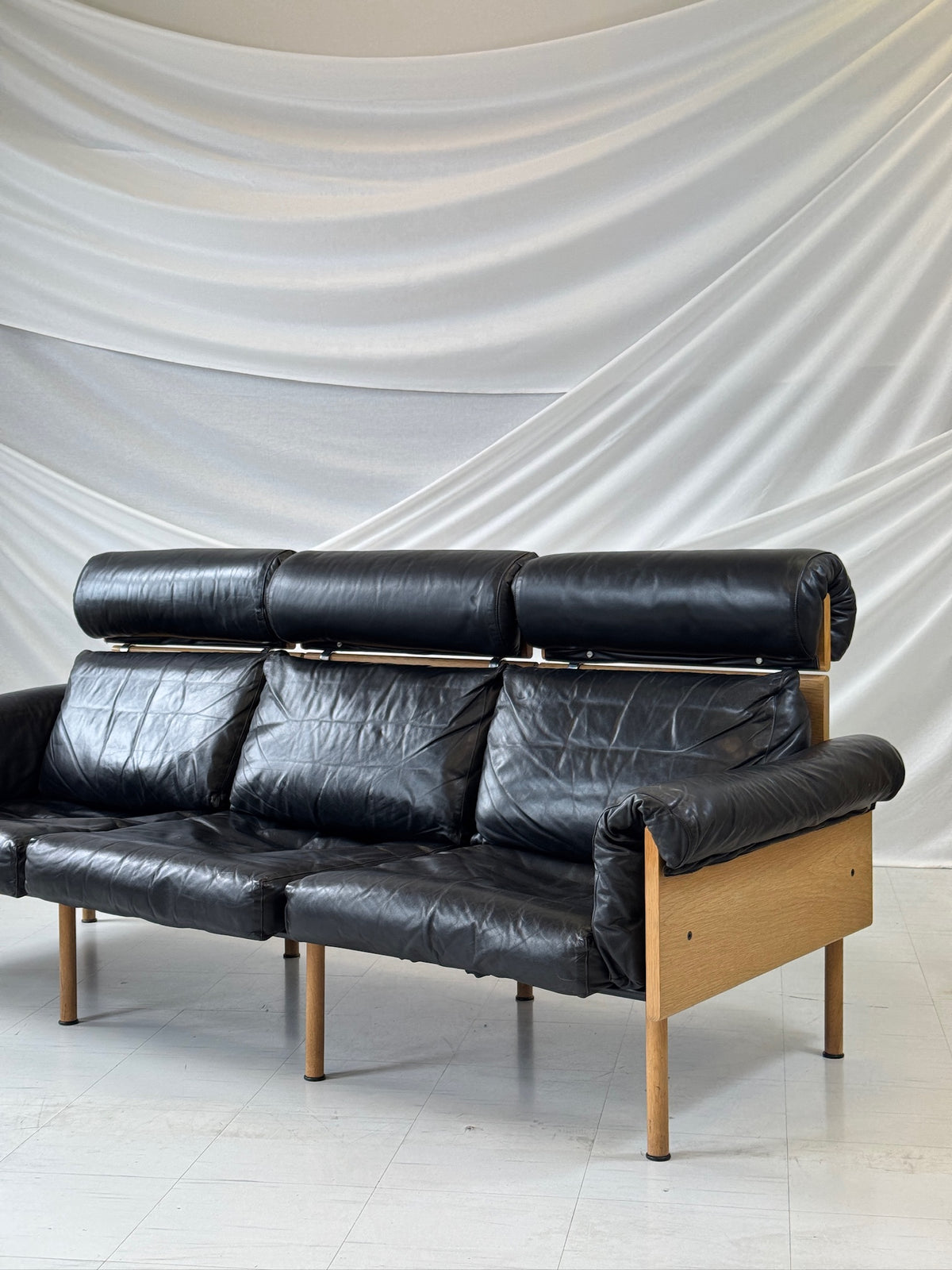 Yrjö Kukkapuro 3-seater Ateljee sofa for Haimi