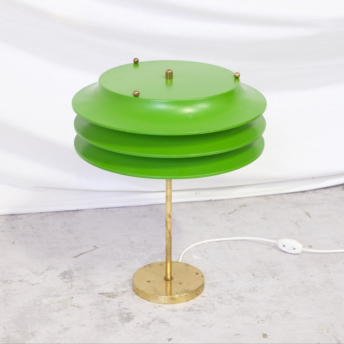 Kai Ruokonen Table Lamp, Green - 1970s