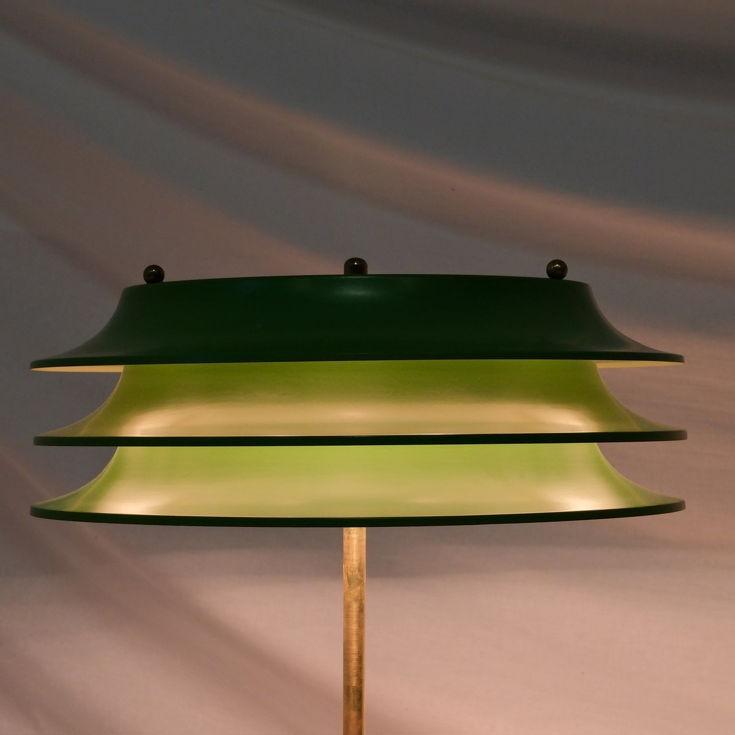 Kai Ruokonen Table Lamp, Green - 1970s