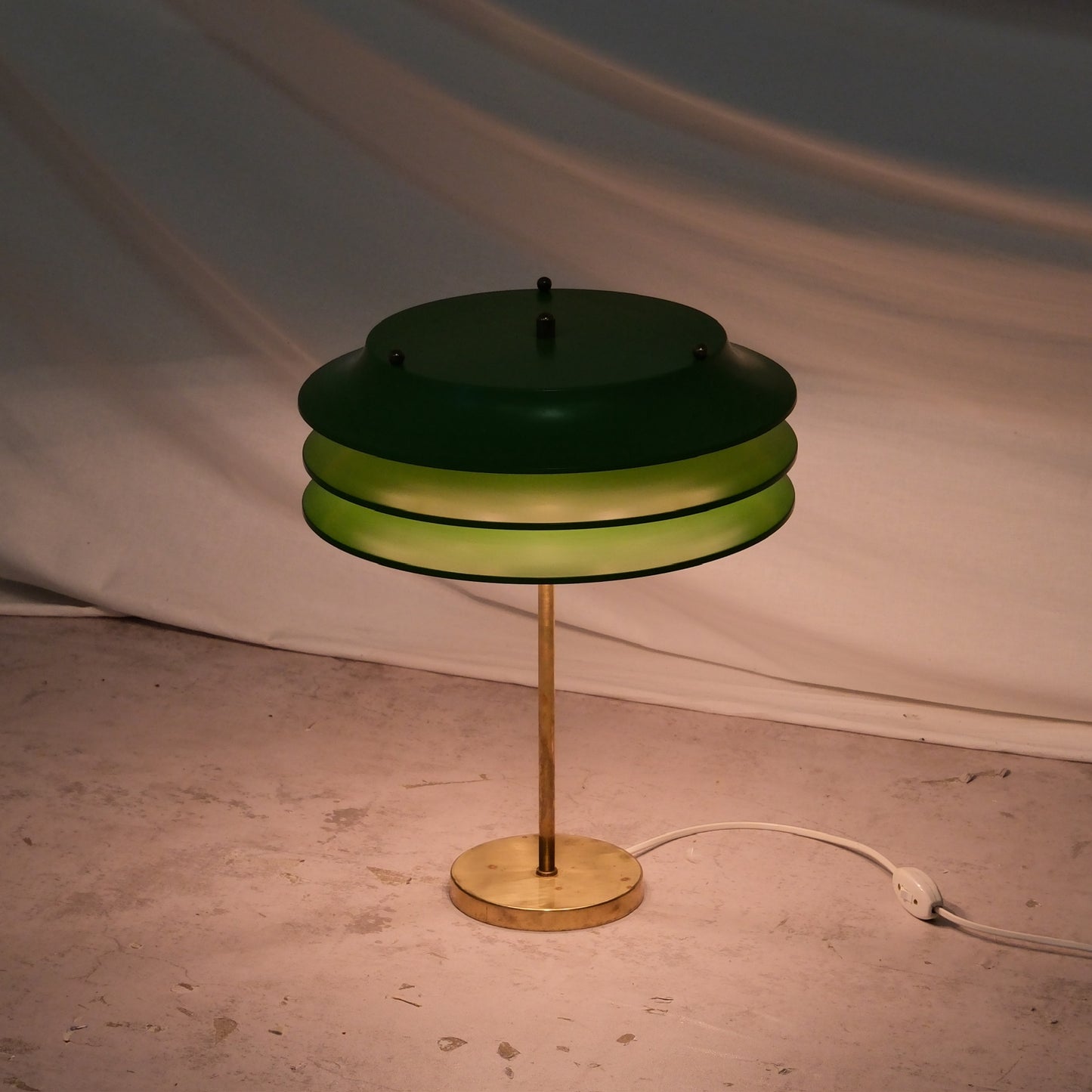 Kai Ruokonen Table Lamp, Green - 1970s