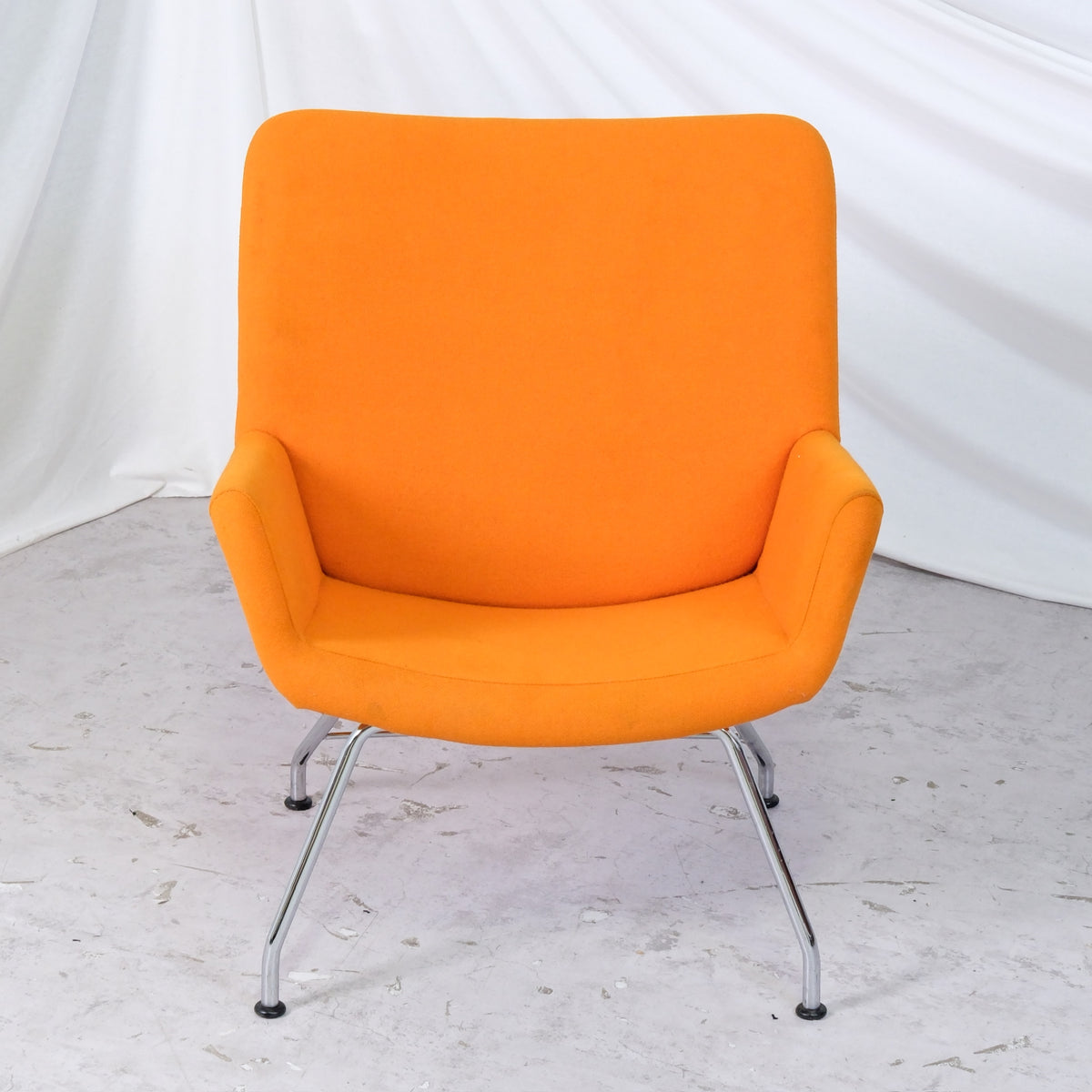 Yrjö Kukkapuro Moderno L-23 Chair for Lepo Product Oy - Orange