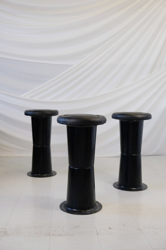 Yrjö Kukkapuro ‘Saturnus’ Bar Stools by Haimi – Set of 3 (Rare)