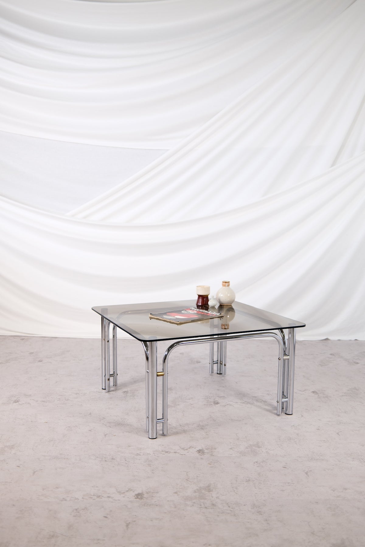 Vintage Square Coffee Table 1970s