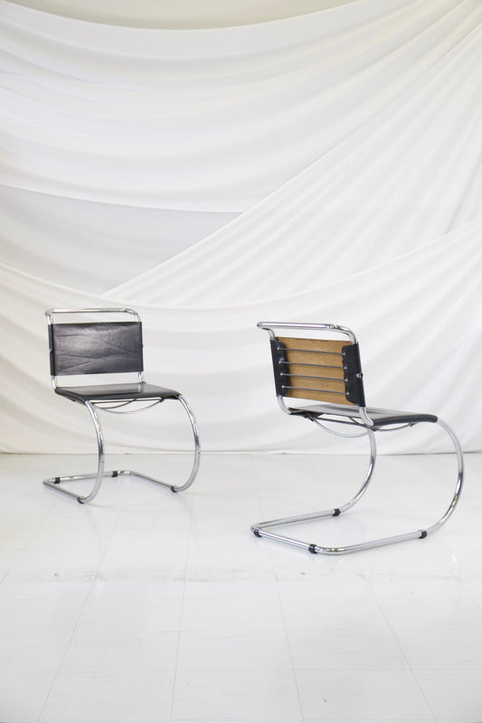 MR10 Chair by Ludwig Mies van der Rohe (set of four)