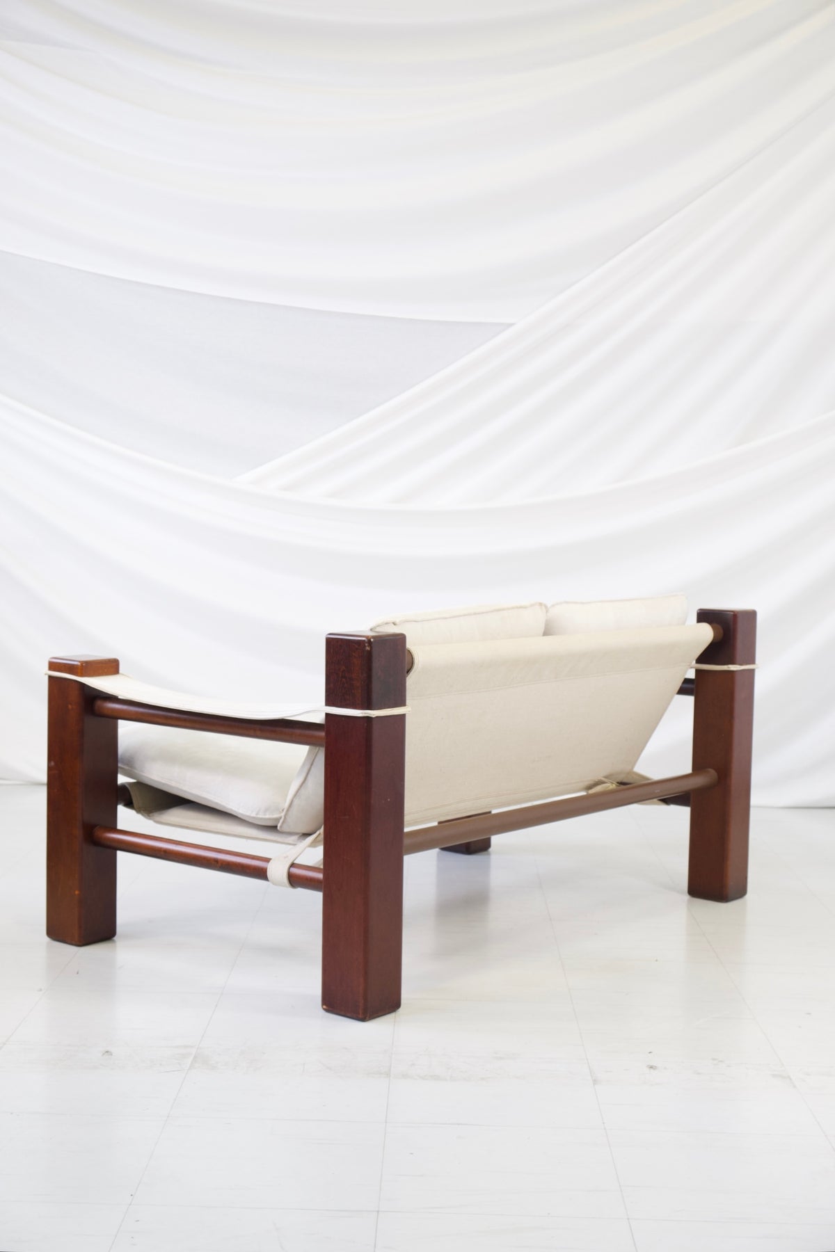 Vintage Brazilian Safari 2-Seater Sofa, 1970s