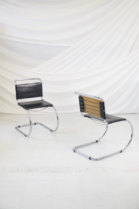 MR10 Chair by Ludwig Mies van der Rohe (set of four)