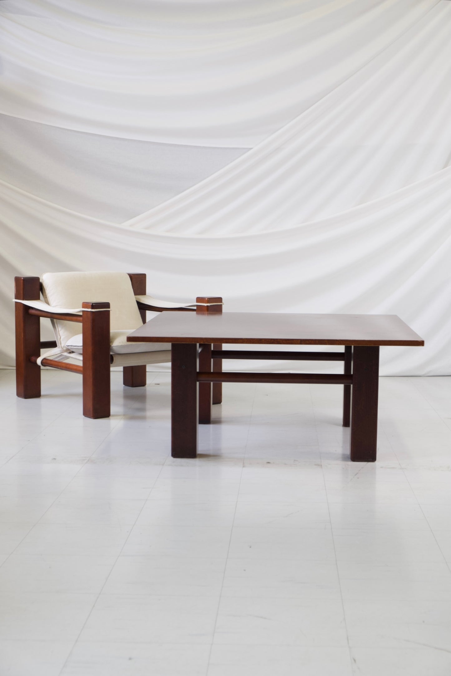 Vintage Brazilian Safari Coffee Table