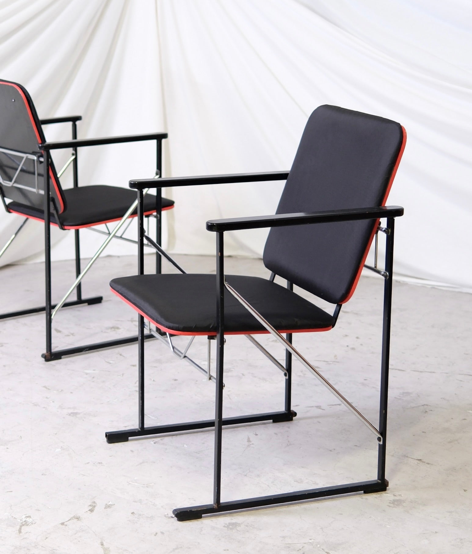 Reupholstered vintage furniture by Pino Interiors