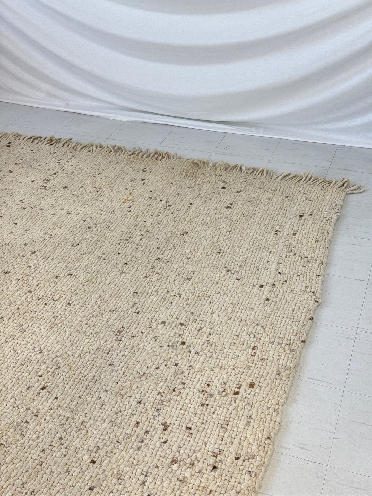 Vintage Handwoven Wool Rug
