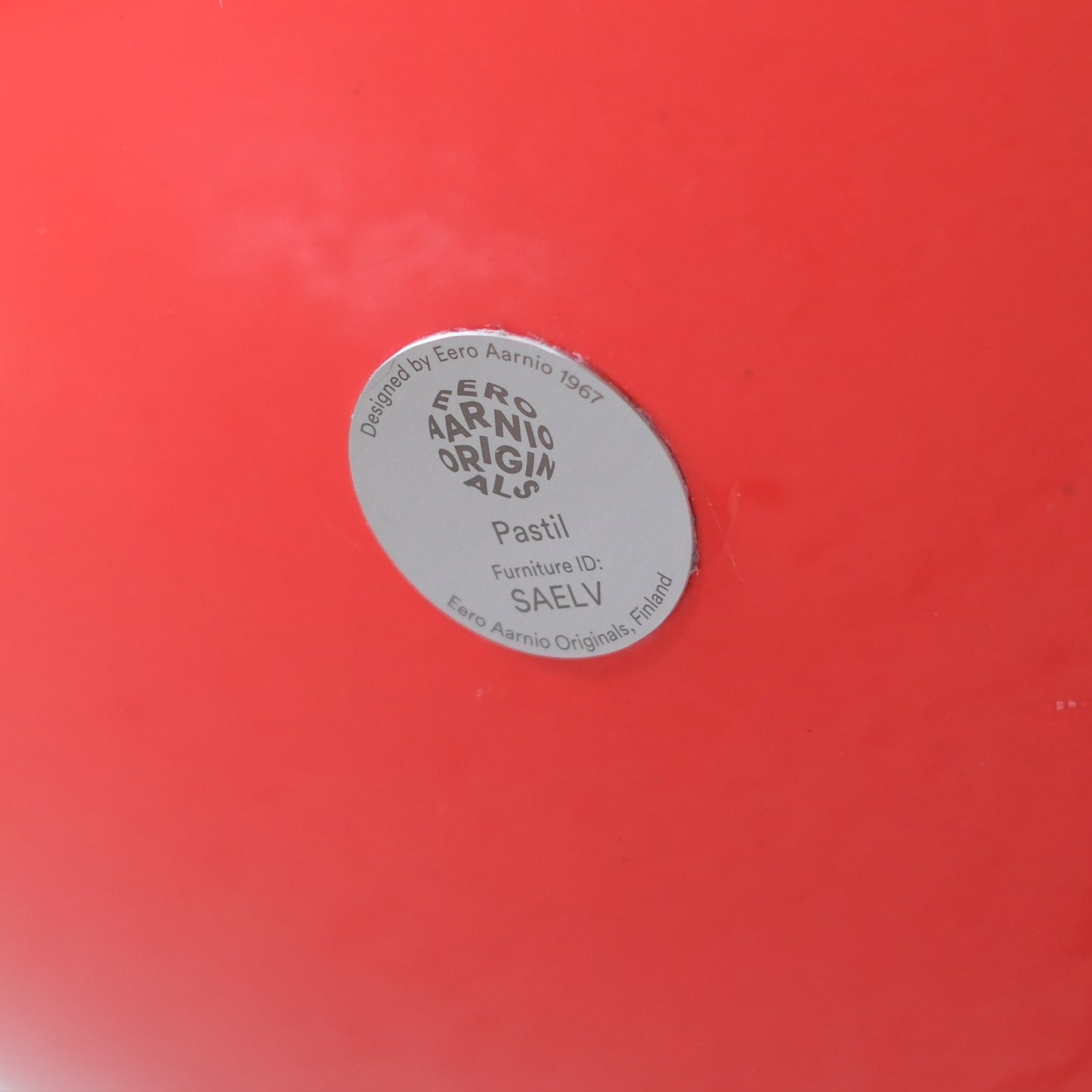Eero Aarnio Pastilli Chair in Red