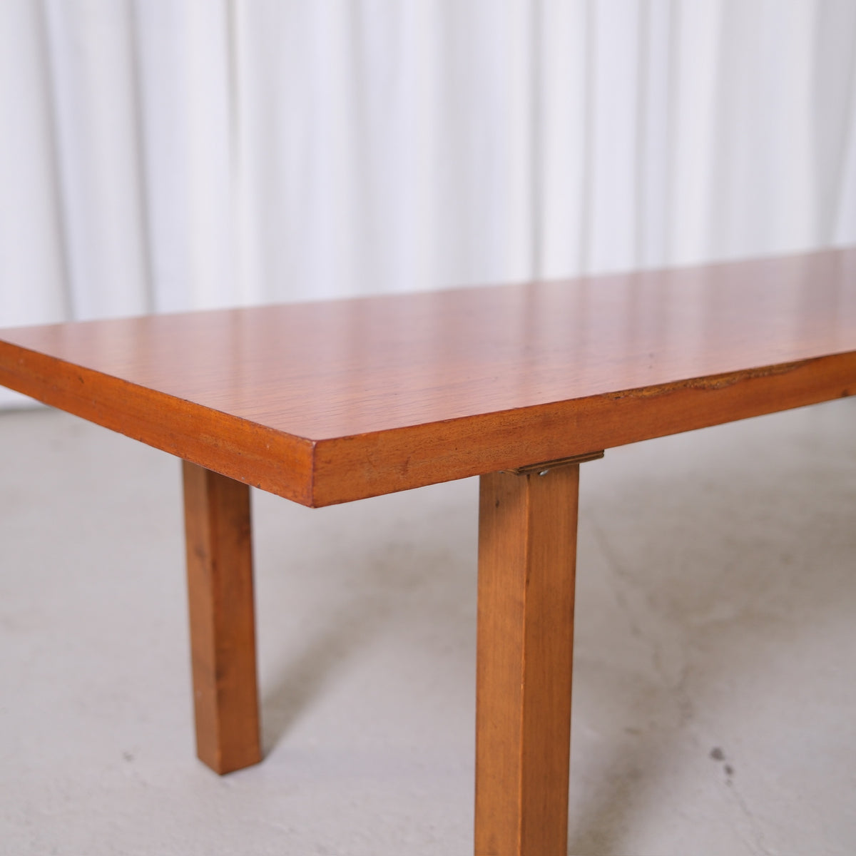 Vintage Japandi Style Teak Coffee Table