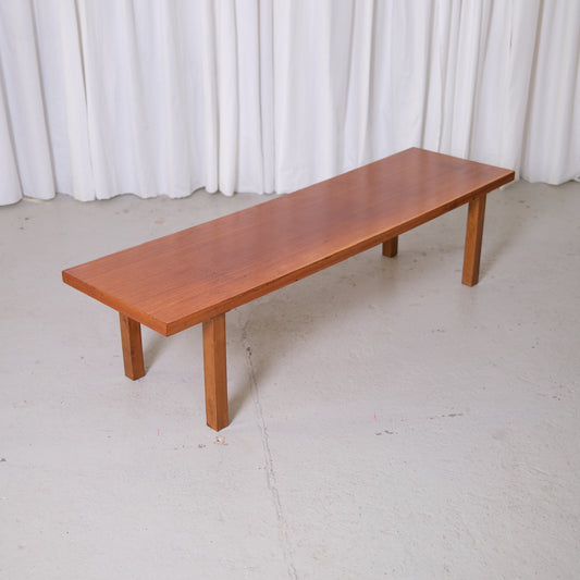 Vintage Japandi Style Teak Coffee Table
