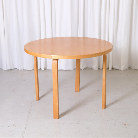Artek 90A Round Table by Alvar Aalto