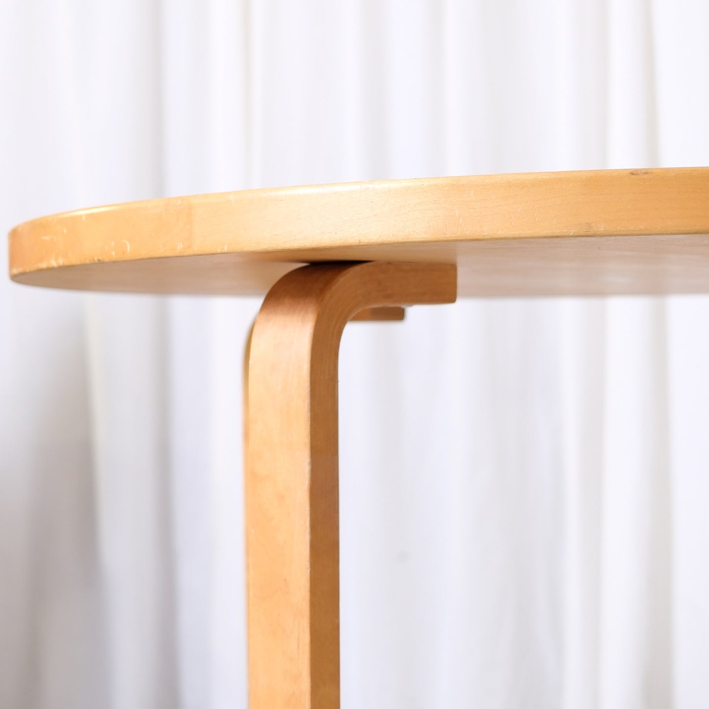 Artek 90A Round Table by Alvar Aalto