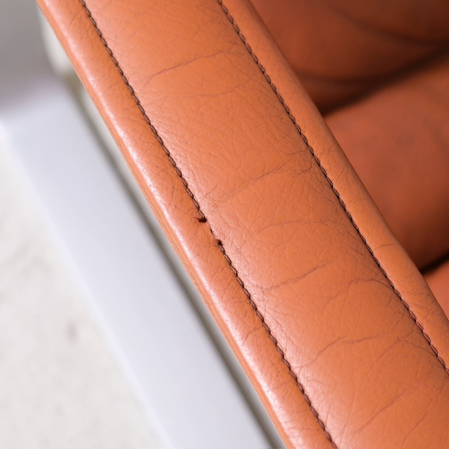 Ilmari Lappalainen Pulkka Lounge Chair in Brown Leather - Asko 1970s