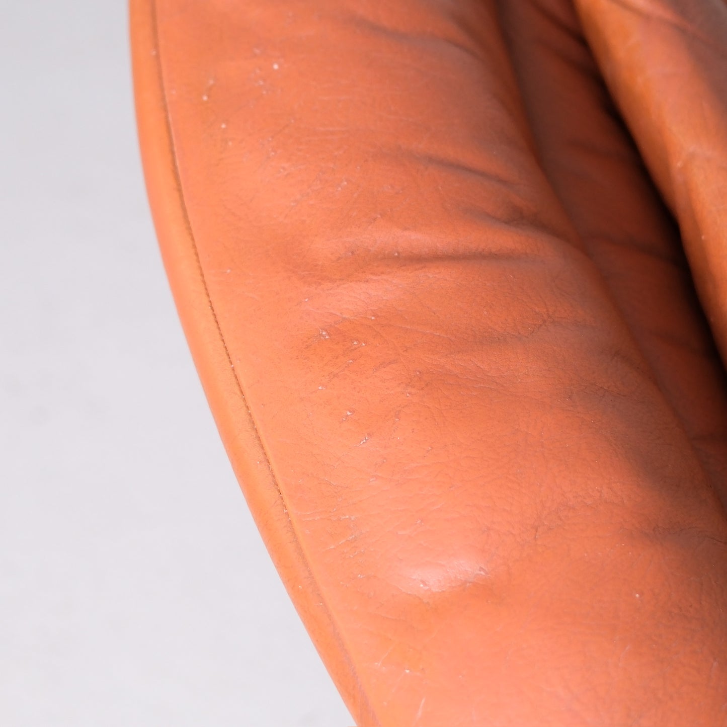 Ilmari Lappalainen Pulkka Lounge Chair in Brown Leather - Asko 1970s