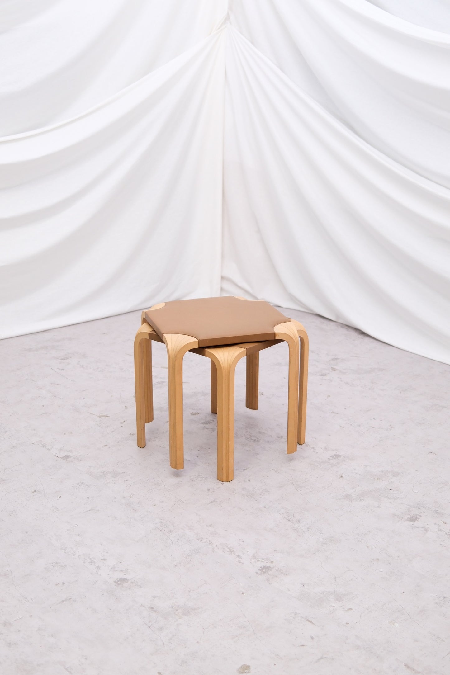 Artek X601 Fan Leg Stools - Pino Interiors