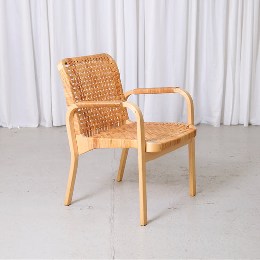 Alvar Aalto Chair 45 with Rattan for Artek