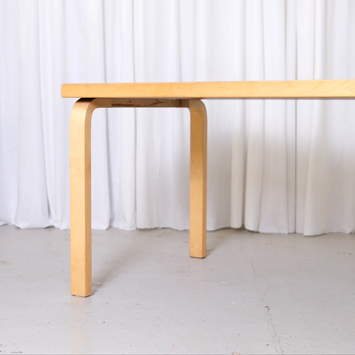 Artek 82A Table in White Laminate by Alvar Aalto